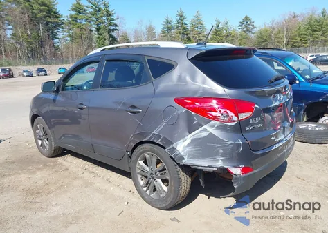 2015 Hyundai Tucson Se from USA, damaged, VIN KM8JUCAG6FU966985